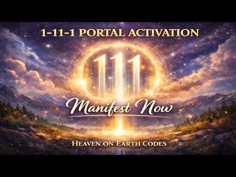 111 energy activation f09f8c80 enter the portal of instant manifestatione29ca8 channeled lightcodes meditation