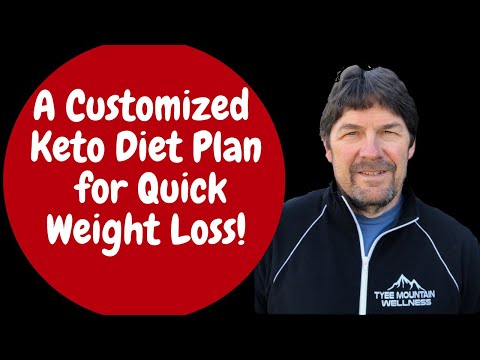 a customized keto diet plan for quick weight loss
