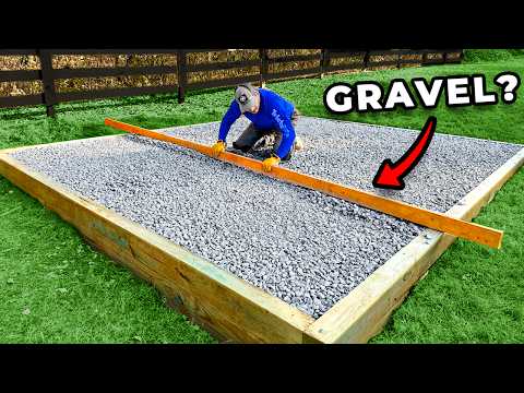 dont use concrete do this instead