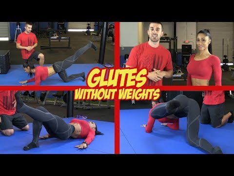 grow your glutes without weights in 6 moves
