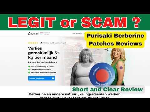 purisaki berberine patches reviews legit and worth it honest review
