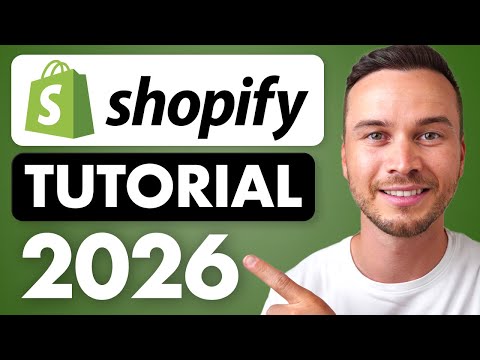 shopify tutorial for beginners 2026 full store setup guide