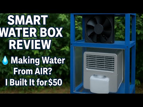 smart water box review f09f92a7 making water from air i built it for 50