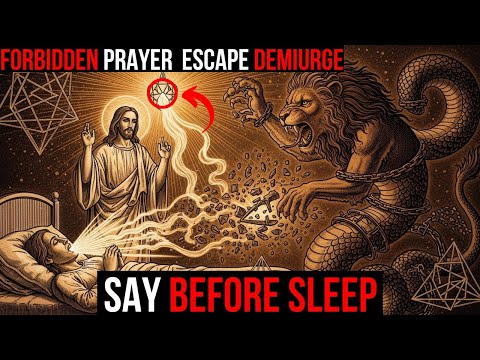 the forbidden prayer jesus used to escape the demiurge say it before sleep