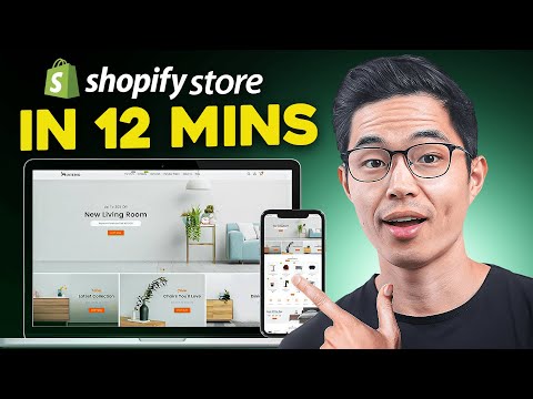 the only shopify tutorial you need how to build an online store in 12 minutes