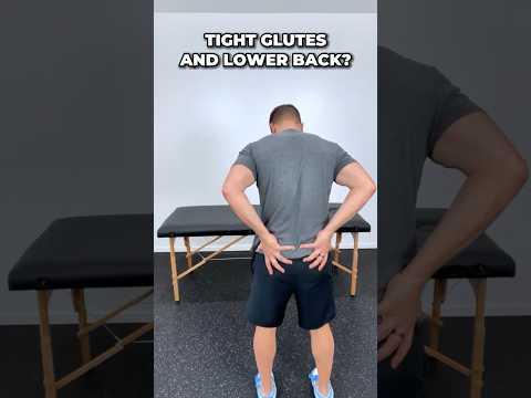 unlock tight glutes stretching routine for hips and lower back