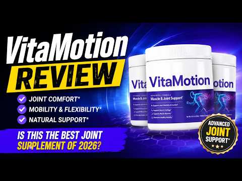 vitamotion review is this the best joint health supplement of 2026