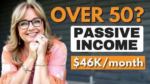 5 easy passive income streams for beginners over 50 work from home