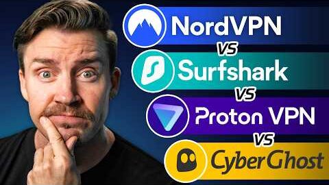 best vpn comparison 2026 nordvpn vs surfshark vs proton vpn vs cyberghost