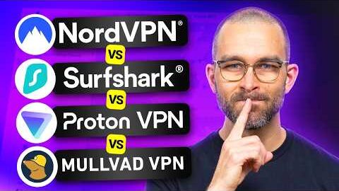best vpn comparison 2026 nordvpn vs surfshark vs proton vpn vs mullvad