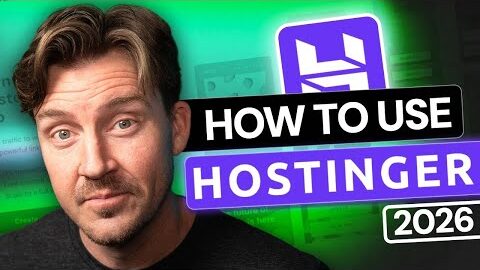 hostinger tutorial 2026 modern website no coding needed