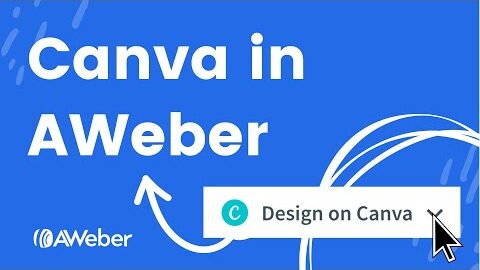 how to use canva to create images and logos in aweber